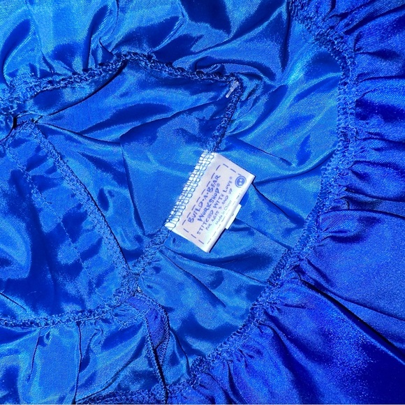 Build a Bear Royal Blue Satin Rosette Prom Dress Silver Bow Jewel NWT RARE HTF - Picture 8 of 8